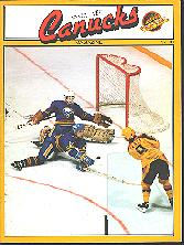 Pub 4471 - March 13, 1985 - Buffalo Sabres vs Vancouver Canucks NHL Program