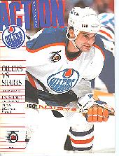 Nov. 29, 1991 Edmonton Oilers program