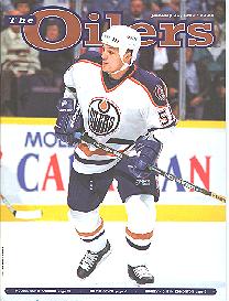 Jan. 31, 1997 Edmonton Oilers program