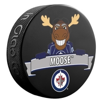 Winnipeg Jets mascot puck