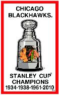 Chicago Blackhawks Stanley Cup Commemorative banner