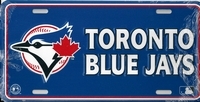 white Toronto Blue Jays license plate