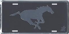 chrome Calgary Stampeders license plate