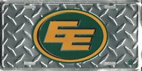 silver tred Edmonton Eskimos license plate