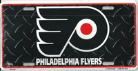 black tred Philadelphia Flyers license plate