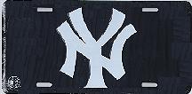 black New York Yankees license plate