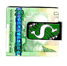 Saskatchewan Roughriders money clip